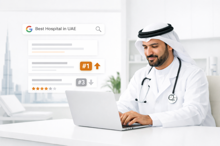 Healthcare SEO for Clinics in UAE: How to Rank Higher on Google in 2026