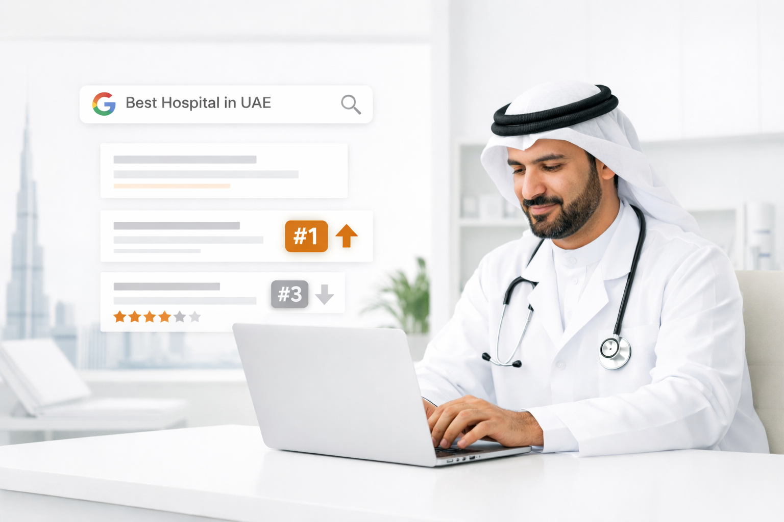 Healthcare SEO for Clinics in UAE: How to Rank Higher on Google in 2026